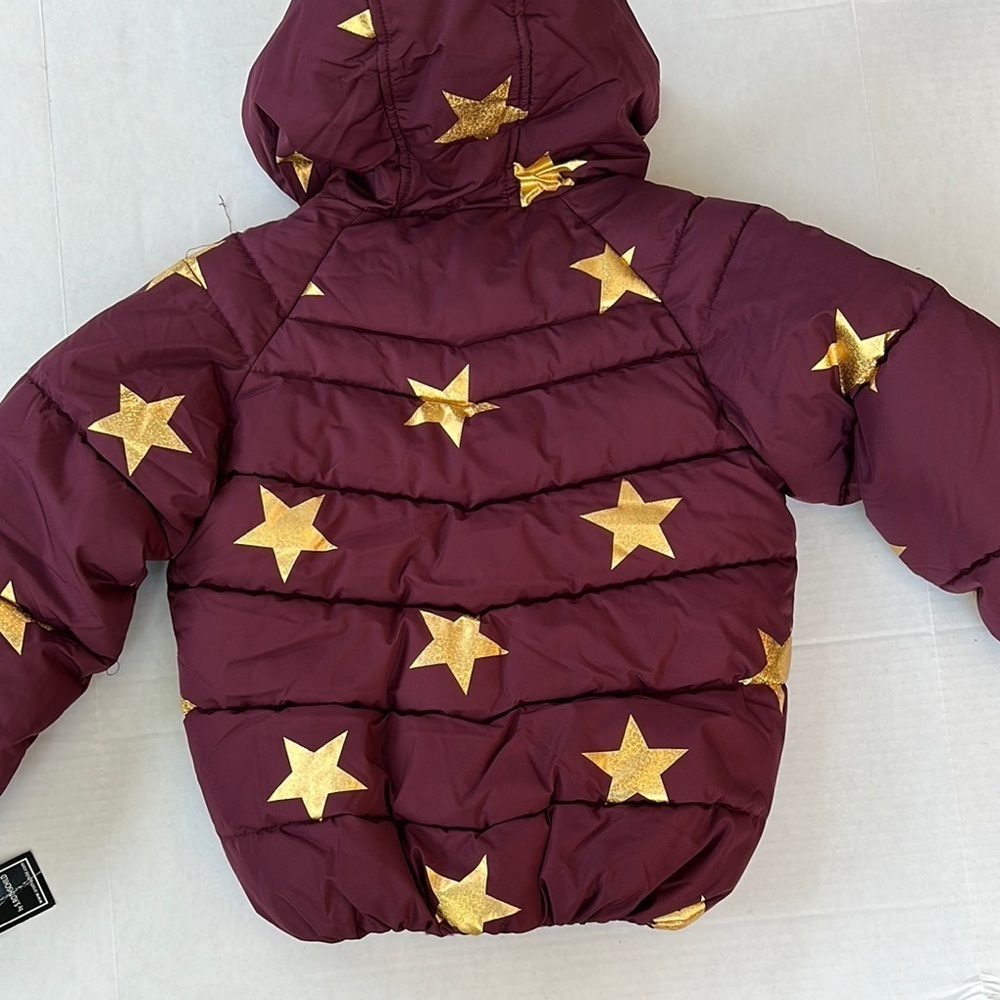 New Kids Burgundy Star Jacket SZ L(14) - Picture 7 of 10